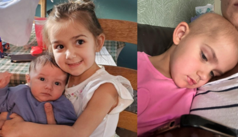 4-годишната Марина се бори с рядък и агресивен тумор