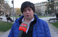 Русинова подкрепи протеста пред МВР: Васил Костадинов не трябва да се връща в системата