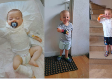 Малкият Ники е с тежко увреждане на ръчичката и има нужда от помощ