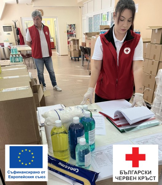 БЧК започва втори транш на пакетите с храни за нуждаещи се