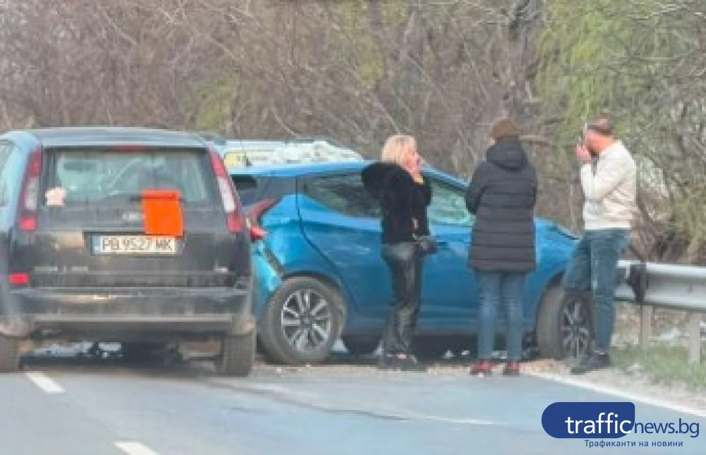 Ад на Околовръстното на Пловдив: Катастрофа с няколко коли парализира трафика