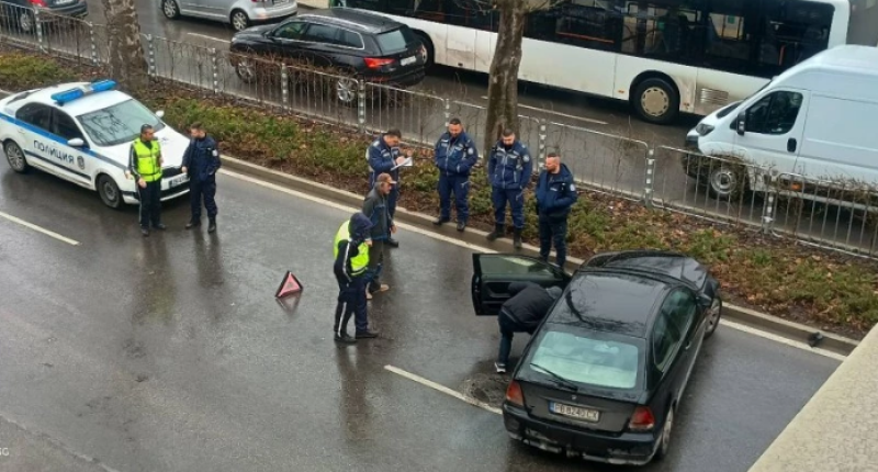 Мъртвопиян катастрофира и избяга, но го хванаха