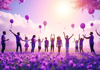 Ден на лилавото е - в знак на толерантност към хората с епилепсия