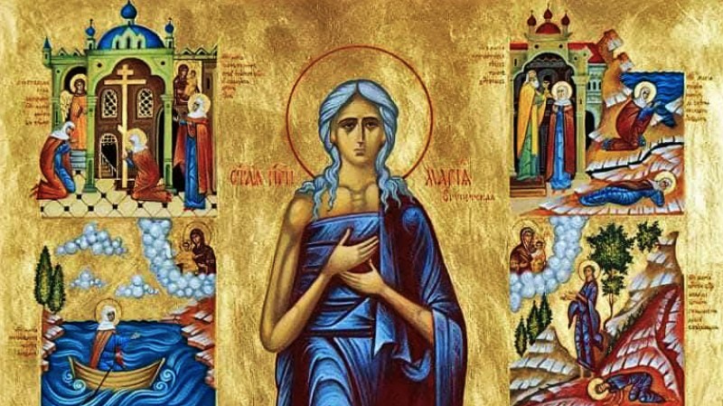 Преподобна Мария Египетска почита Църквата днес