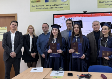 Аграрният университет в Пловдив и Университетът „Фан С. Ноли“ отбелязаха първия випуск на съвместната си магистърска програма