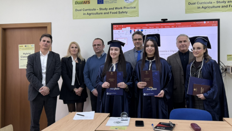 Аграрният университет в Пловдив и Университетът „Фан С. Ноли“ отбелязаха първия випуск на съвместната си магистърска програма