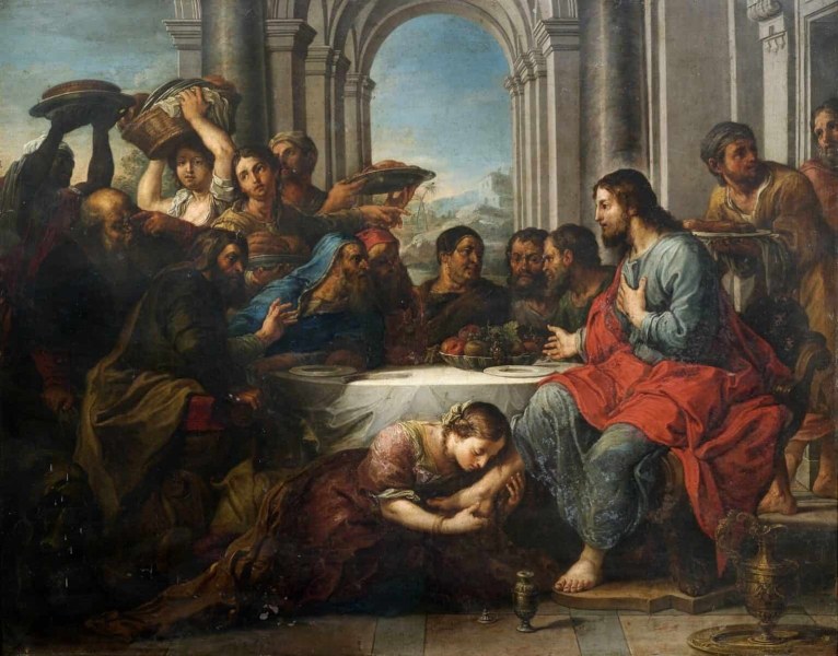 Велика сряда е! Покаялата се грешница помазва Иисус с миро