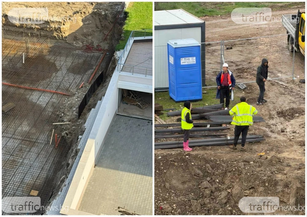 Ново срутване при строежа на брега на Марица, изкопните и строителните дейности продължават