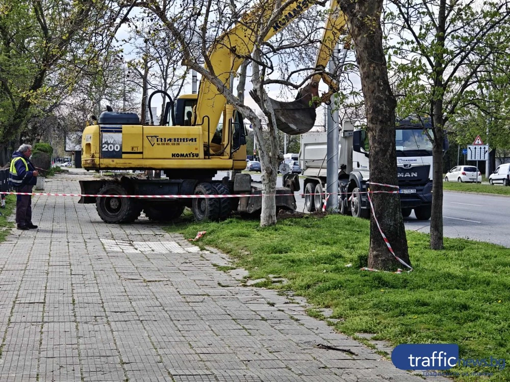 Изграждат над 40 паркоместа по основен пловдивски булевард