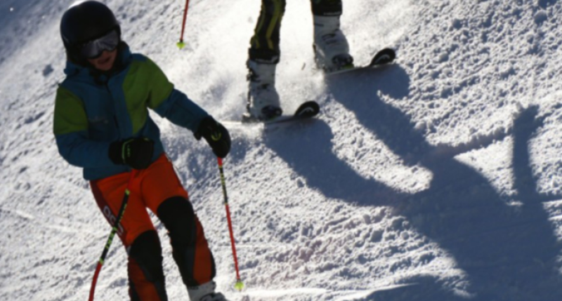 Скиори на Седемте езера на Великден