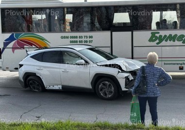 Катастрофа стана на натоварено кръстовище в Пловдив