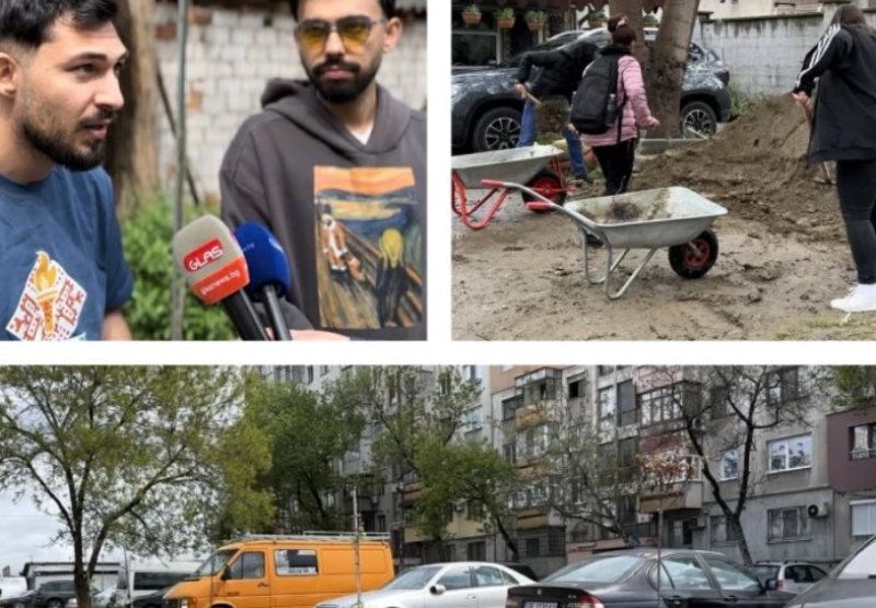 Младежи от три държави превръщат „Столипиново“ в по-зелен и чист квартал ВИДЕО