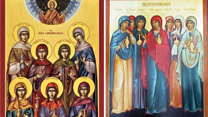 Светите мироносици почита Църквата в третата неделя от Възкресението