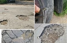 Капани в Кършияка: Зимните дупки станаха кратери, шофьори трошат гуми и джанти