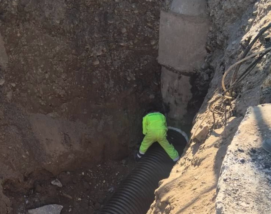 Засипват и зачистват блокираното кръстовище на Кукленско шосе, пускат движението скоро