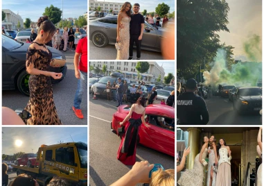 Абитуриентка от Френската дойде на бала си с кола, натоварена на Пътна помощ