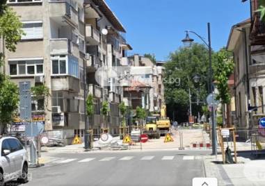 До дни отварят за движение улица в центъра на Пловдив