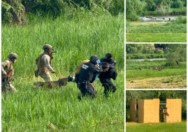 Изстрели, щурм и военно куче край Марица: Спецчасти демонстрираха тактически действия пред десетки