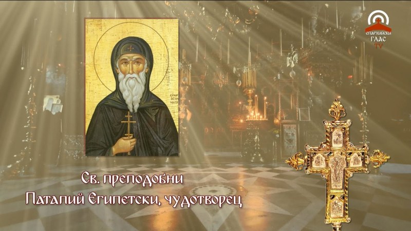 Преподобни Висарион египетски чудотворец  почита Църквата днес