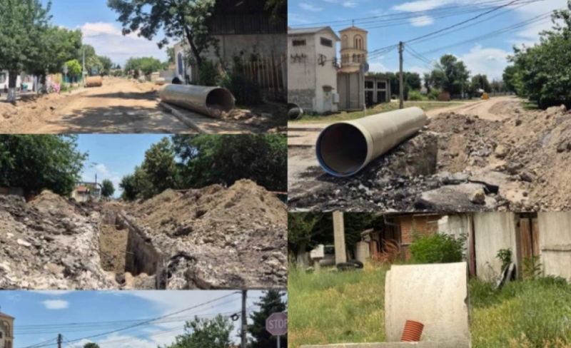 Стряма на пътя на голямата промяна: Канализацията изисква търпение въпреки временния хаос