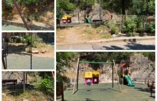 Детска площадка до едно от тепетата тъне в разруха , от „Централен” чакат бюджет за ремонт