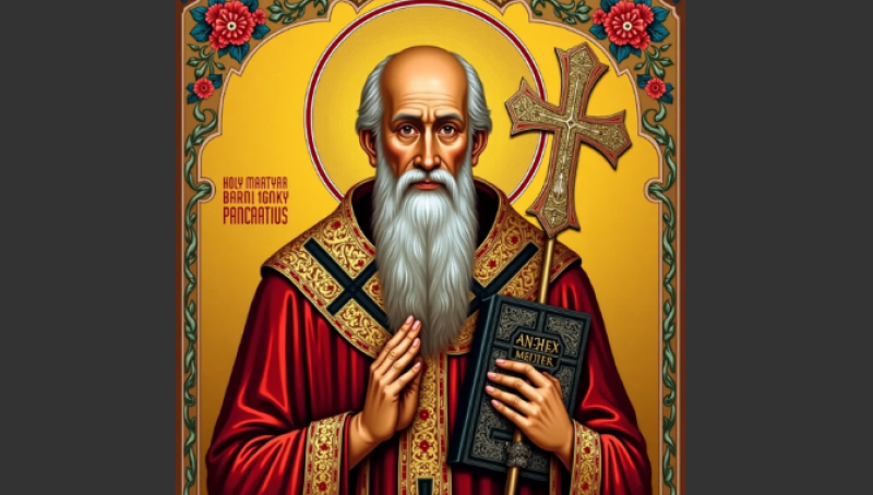 Свети мъченик Панкратий, убит с камъни, почита Църквата днес