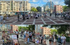 Пловдивските майки излязоха на протест срещу 398 евро майчинство