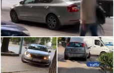 Шофьори превърнаха велоалея и пешеходна зона в Пловдив в пътно платно