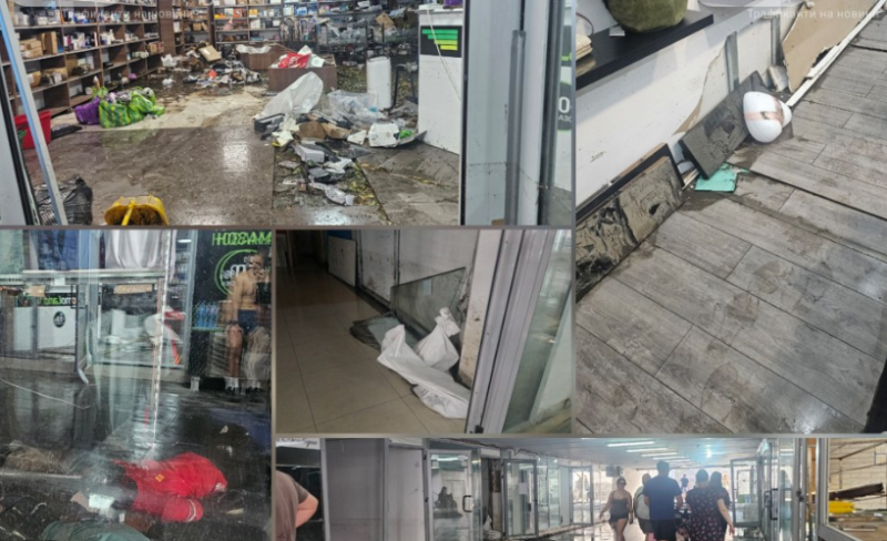 Погром в подлеза на аптека “Марица“ след бурята снощи