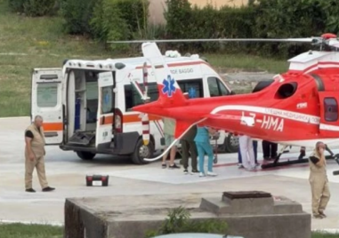 Въздушната линейка танспортира мъж с черепно-мозъчна травма в Пловдив