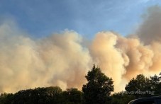 Видео от дрон показва мащаба на пожара в Брезовско