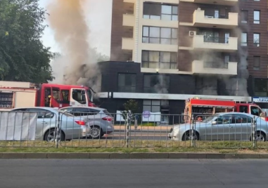 Пожар избухна в аптека в Пловдив