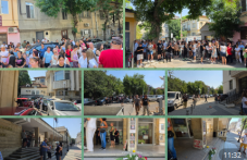 Протестиращи за справедливост за Георги блокираха изходите на съда