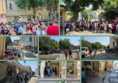 Протестиращи за справедливост за Георги блокираха изходите на съда