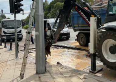 Голяма ВиК авария в Пловдив - стотици домакинства са без вода или с ниско налягане