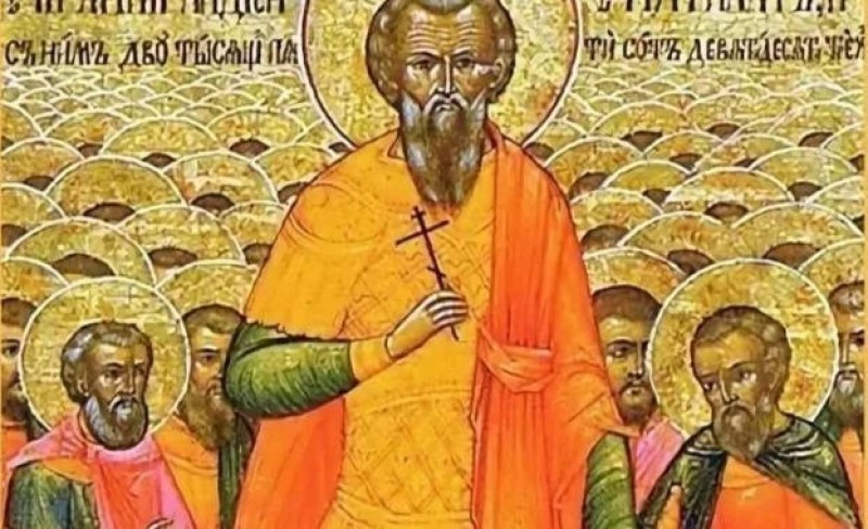 Църквата почита днес свети Андрей Стратилат и с него 2593 мъченици