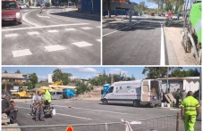 Поставиха маркировката на улицата в Кючука, която ще поема трафика от пробива под Гарата