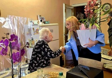 Василка Калайджиева от район „Северен“ отпразнува своя 100-годишен юбилей