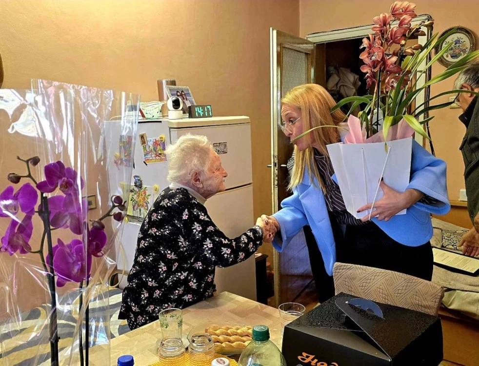 Василка Калайджиева от район „Северен“ отпразнува своя 100-годишен юбилей